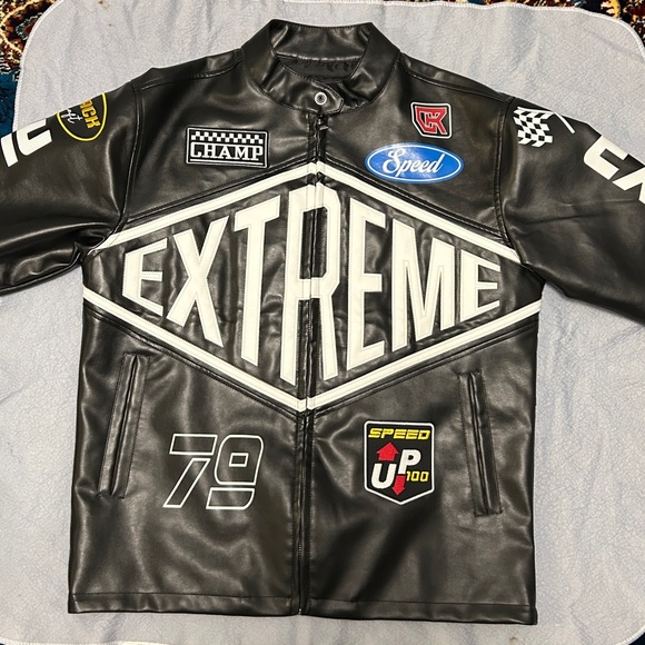 Black Extreme Racing Jacket - Picture 4 of 5